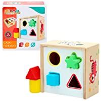 Los mejores  - WOOMAX- Cubo actividades de madera 6 piezas (Colorbaby 42754)